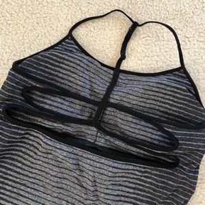 Fabletics T-Strap Open Back Ombré Tank Top
